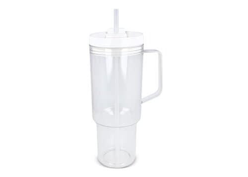 Miami Becher mit Henkel transparent 1,2 l R-PET