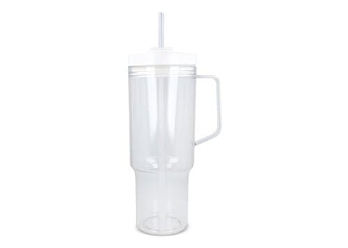 Miami Becher mit Henkel transparent 1,2 l R-PET