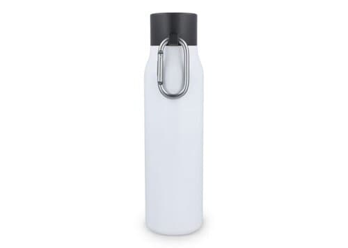 Karabiner mattierte Isolierflasche 600 ml