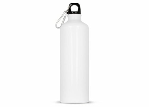 Aluminium Wasserflasche mit Karabiner 750ml