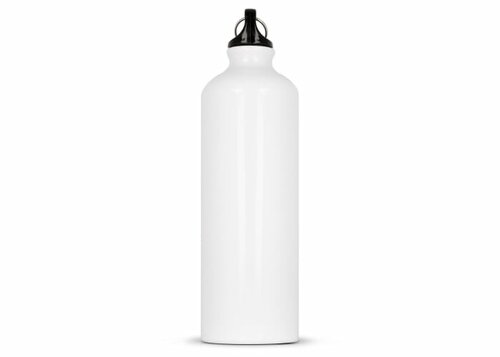Aluminium Wasserflasche mit Karabiner 750ml