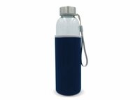 Trinkflasche aus Glas mit Neoprenhülle 500ml