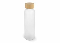 Wasserflasche Glas amp Bambus 500ml