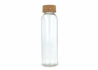 RecyclingGlasflasche mit Korkdeckel 500ml