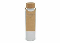 Gefrostete flasche aus recyceltem Glas mit Korkdeckel 500ml