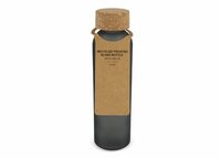 Gefrostete flasche aus recyceltem Glas mit Korkdeckel 500ml