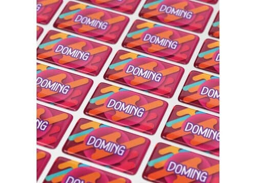 Doming Rechteck 40x20 mm