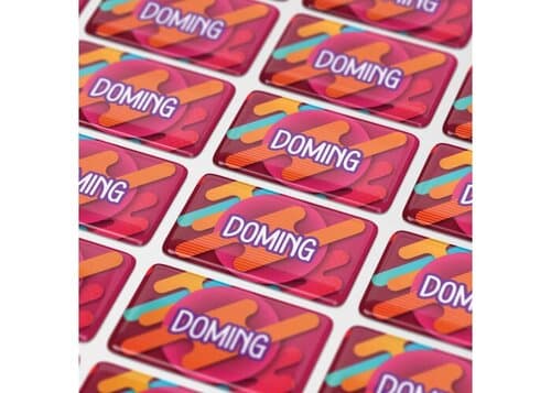 Doming Rechteck 100x30 mm