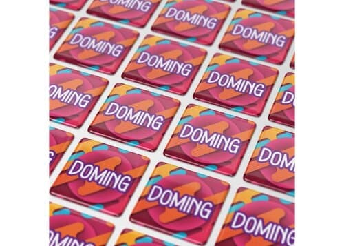 Doming Quadrat 13x13 mm