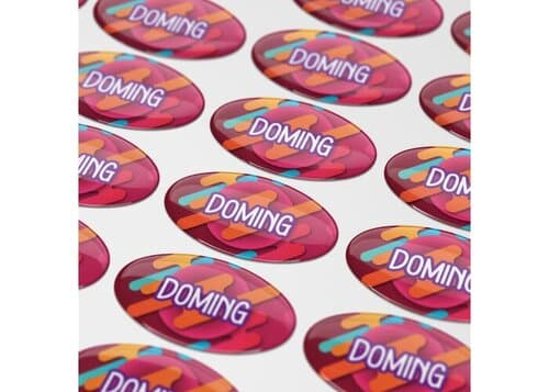 Doming Oval 60x35 mm