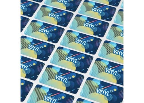 Vinyl Sticker Rechteck 20x10mm