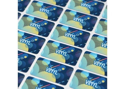 Vinyl Sticker Rechteck 40x20mm