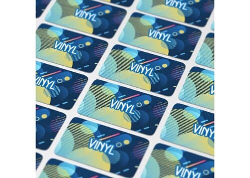 Vinyl Sticker Rechteck 60x25mm