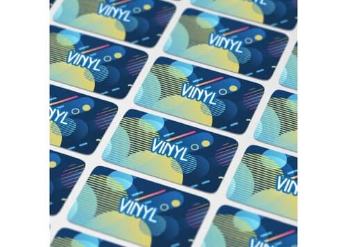 Vinyl Sticker Rechteck 100x30mm