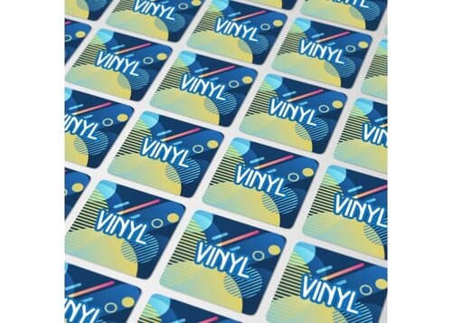 Vinyl Sticker Quadrat 10x10mm