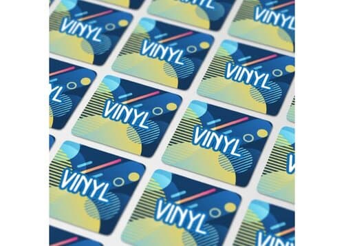 Vinyl Sticker Quadrat 30x30mm