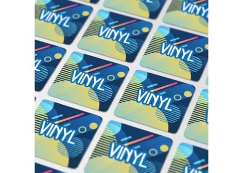 Vinyl Sticker Quadrat 40x40mm