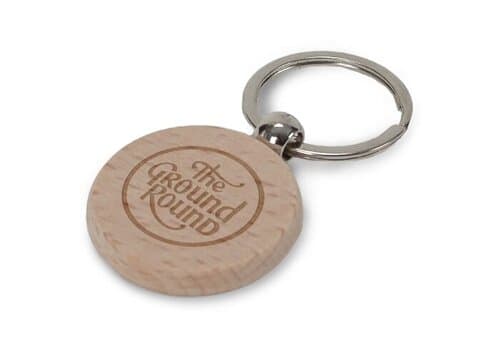 Schlüsselring Holz rund Ø40mm