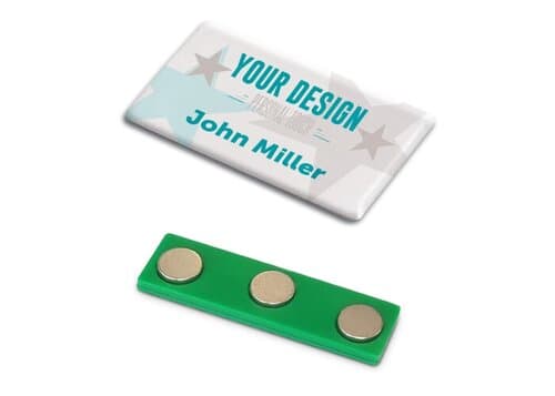 Namensschild mit Magnet 50x30mm