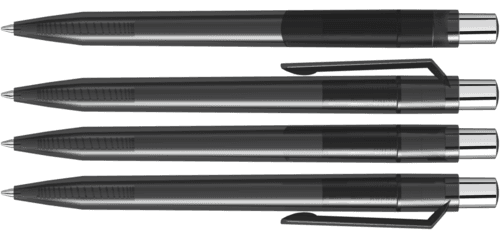 ON TOP transparent SI Druckkugelschreiber