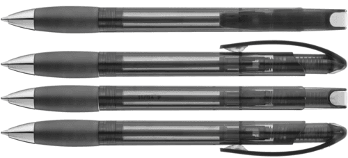 MEMORY transparent SI Druckkugelschreiber