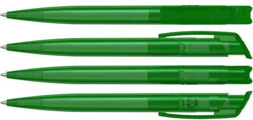 RECYCLED PET PEN transparent Druckkugelschreiber