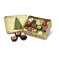 Geschenkartikel  Präsentartikel Merry Praliné  Pralinendose mit 125 g