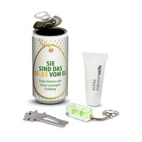 Geschenkset / Präsenteset: Männer-Geheimnis Ostern, das Nest in der Dose