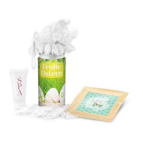 Geschenkset / Präsenteset: SPA Dose Ostern, das Nest in der Dose