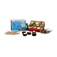 Geschenkartikel  Präsentartikel Süße Weihnachtsgrüße  Pralinendose mit 125 g