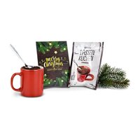 Geschenkartikel  Präsentartikel Tassenkuchen Schokolade 70 g Merry Christmas