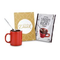 Geschenkartikel  Präsentartikel Tassenkuchen Schokolade 70 g Vielen Dank