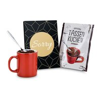 Geschenkartikel  Präsentartikel Tassenkuchen Schokolade 70 g Sorry