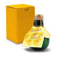 Kleinste Sektflasche der Welt Diesmal statt Blumen  Inklusive Geschenkkarton 125 ml