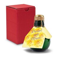 Kleinste Sektflasche der Welt Diesmal statt Blumen  Inklusive Geschenkkarton 125 ml