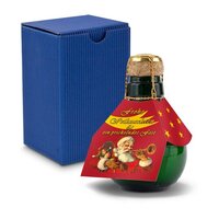 Kleinste Sektflasche der Welt Weihnachtsgruß  Inklusive Geschenkkarton 125 ml