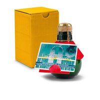 Kleinste Sektflasche der Welt Visitenkarteneinschub  Inklusive Geschenkkarton 125 ml