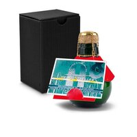 Kleinste Sektflasche der Welt Visitenkarteneinschub  Inklusive Geschenkkarton 125 ml