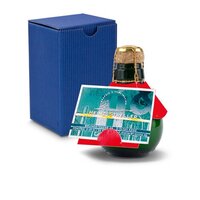 Kleinste Sektflasche der Welt Visitenkarteneinschub  Inklusive Geschenkkarton 125 ml