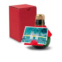 Kleinste Sektflasche der Welt Visitenkarteneinschub  Inklusive Geschenkkarton 125 ml