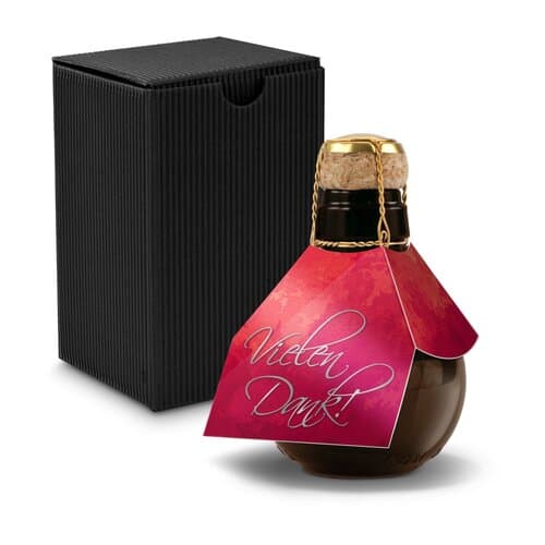 Kleinste Sektflasche der Welt! Vielen Dank - Inklusive Geschenkkarton, 125 ml