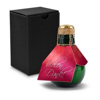 Kleinste Sektflasche der Welt Vielen Dank  Inklusive Geschenkkarton 125 ml