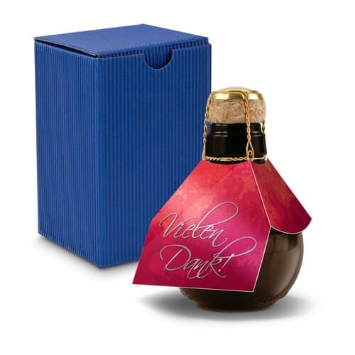 Kleinste Sektflasche der Welt! Vielen Dank - Inklusive Geschenkkarton, 125 ml