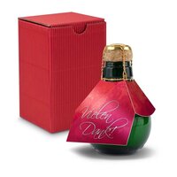 Kleinste Sektflasche der Welt Vielen Dank  Inklusive Geschenkkarton 125 ml