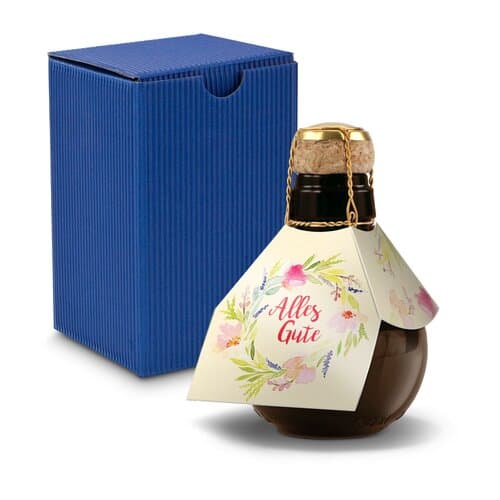 Kleinste Sektflasche der Welt! Alles Gute - Inklusive Geschenkkarton, 125 ml