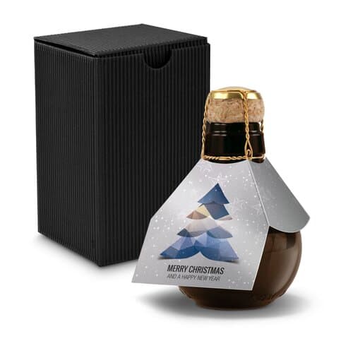 Kleinste Sektflasche der Welt! Merry Christmas - Inklusive Geschenkkarton, 125 ml