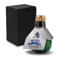 Kleinste Sektflasche der Welt Merry Christmas  Inklusive Geschenkkarton 125 ml