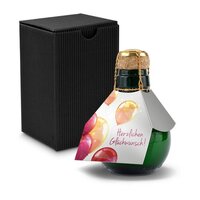 Kleinste Sektflasche der Welt Herzlichen Glückwunsch  Inklusive Geschenkkarton 125 ml