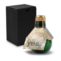 Kleinste Sektflasche der Welt! Happy New Year - Inklusive Geschenkkarton, 125 ml