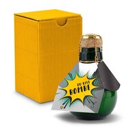Kleinste Sektflasche der Welt Du bist Bombe  Inklusive Geschenkkarton 125 ml